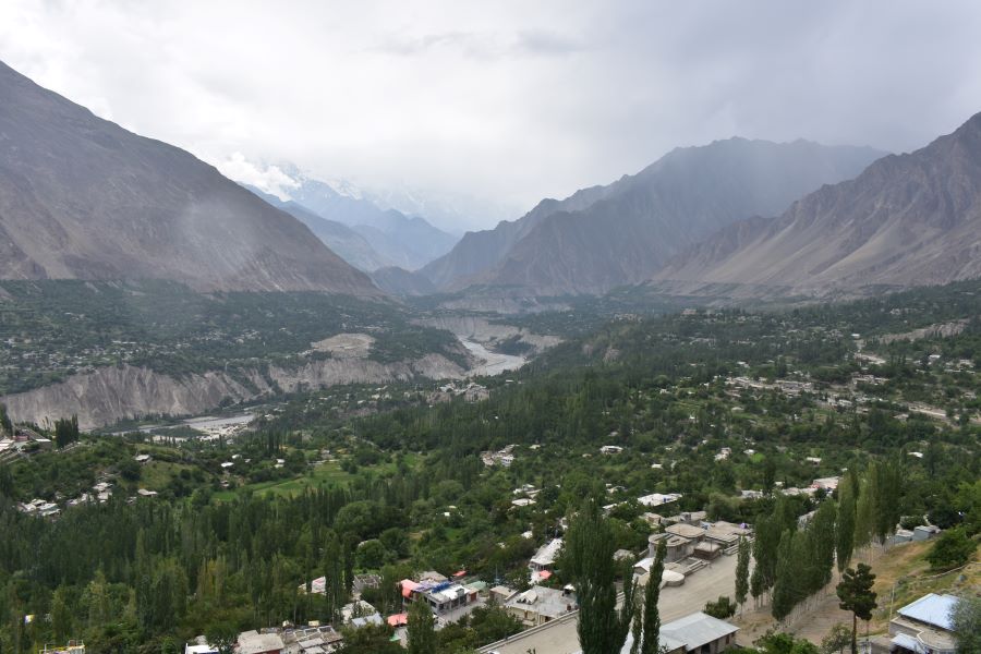 View of Hunza Valley from the Fort