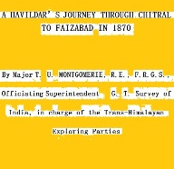 a havildar's journey through Chitral